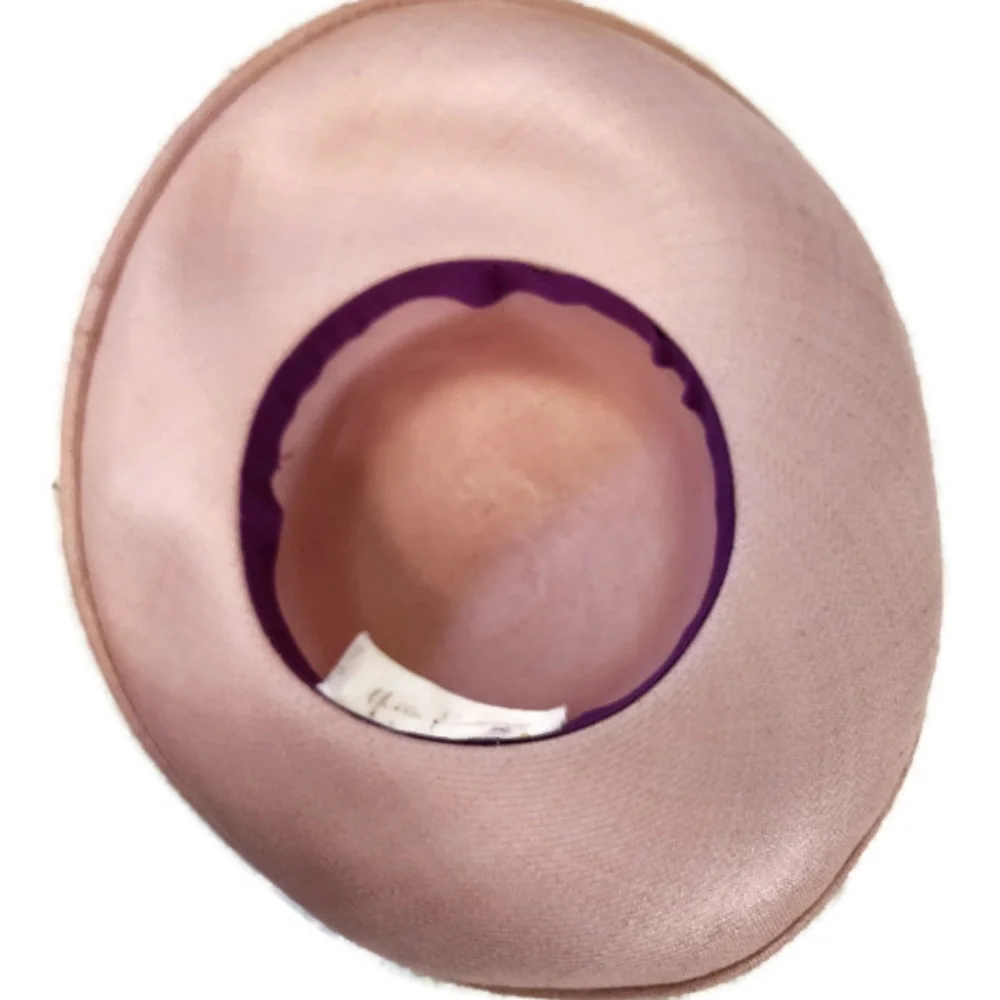 1960s Mollie Entwistle Original Pink Vintage Hat - Picture 4 of 7